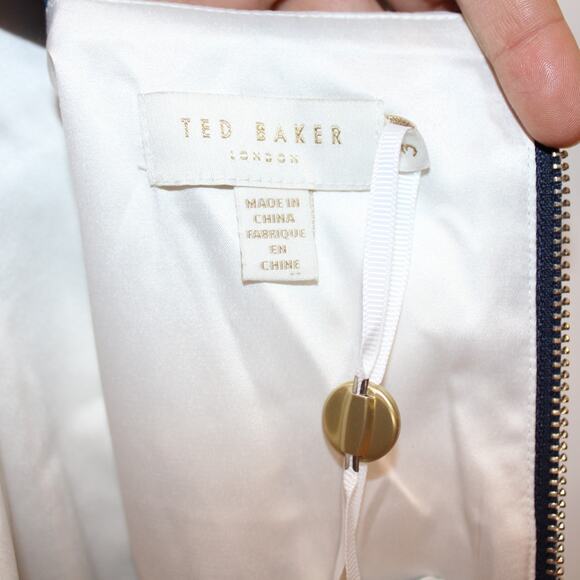 TED BAKER -NWT- Tilliai Bluebell Bodycon Dress | 8 - Picture 8 of 11